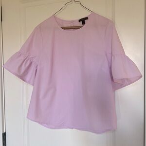 JCREW button-back bell sleeve blouse Style G2264 SZ 8